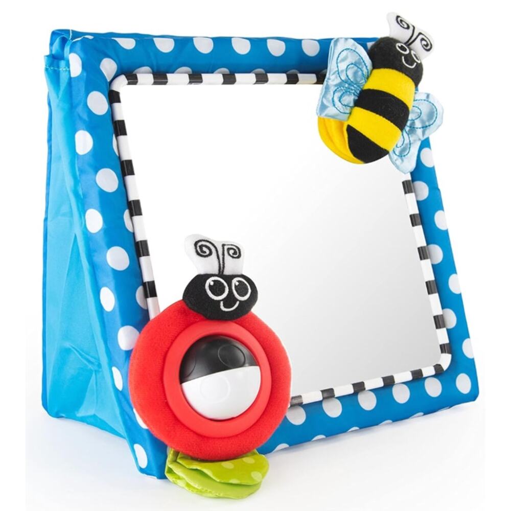 Sassy Tummy Time Floor Mirror, Developmental Baby Toy